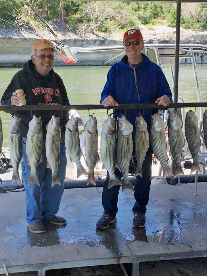 Lake Whitney is the striper capital of Texas.